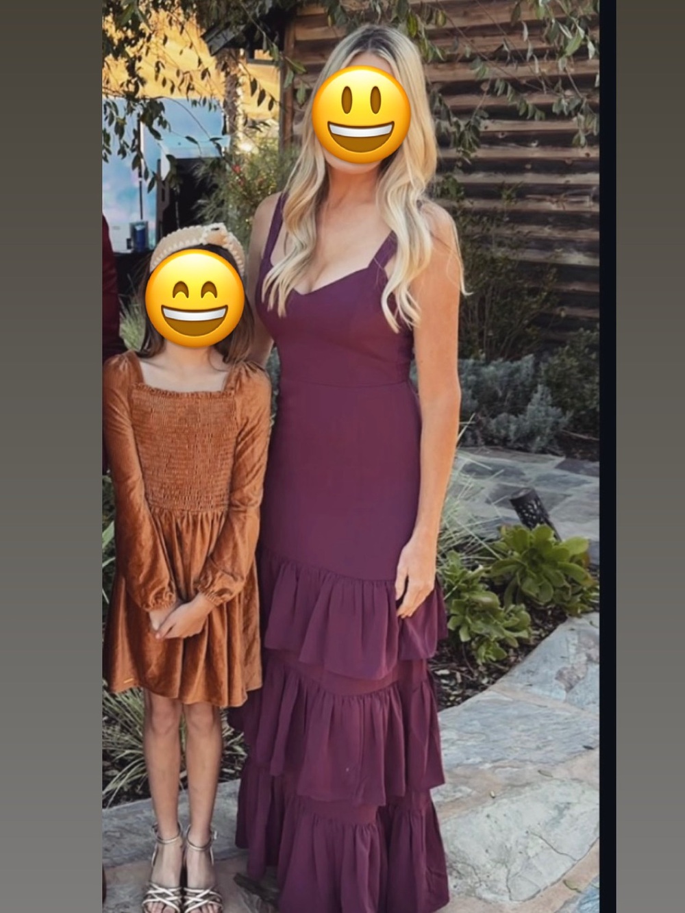 Abercrombie & Fitch Plum Tiered Ruffle Maxi Dress - Picture 4 of 4